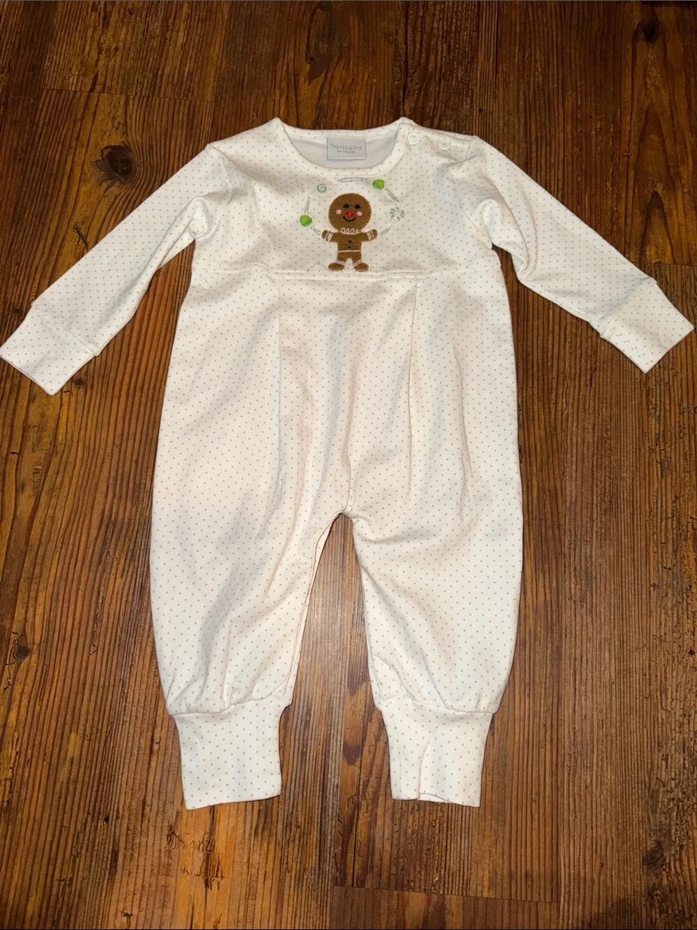 Squiggles by Charlie Gingerbread Romper